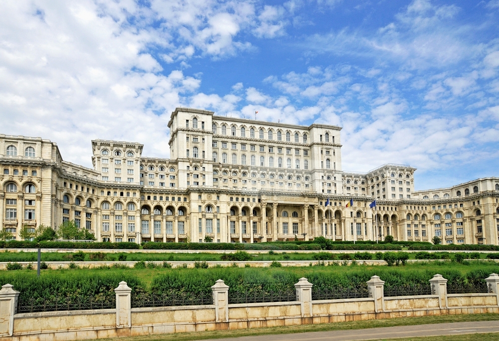 Здание парламента , Бухарест, Румыния