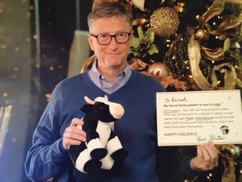 Билл Гейтс стал анонимным Сантой накануне Рождества