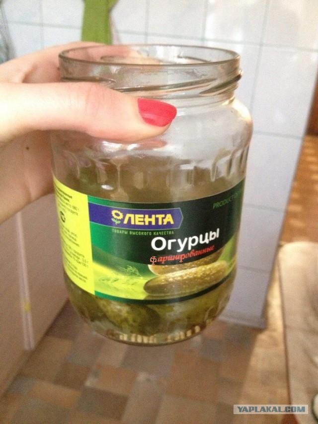 Маринованные огурцы с сюрпризом внутри