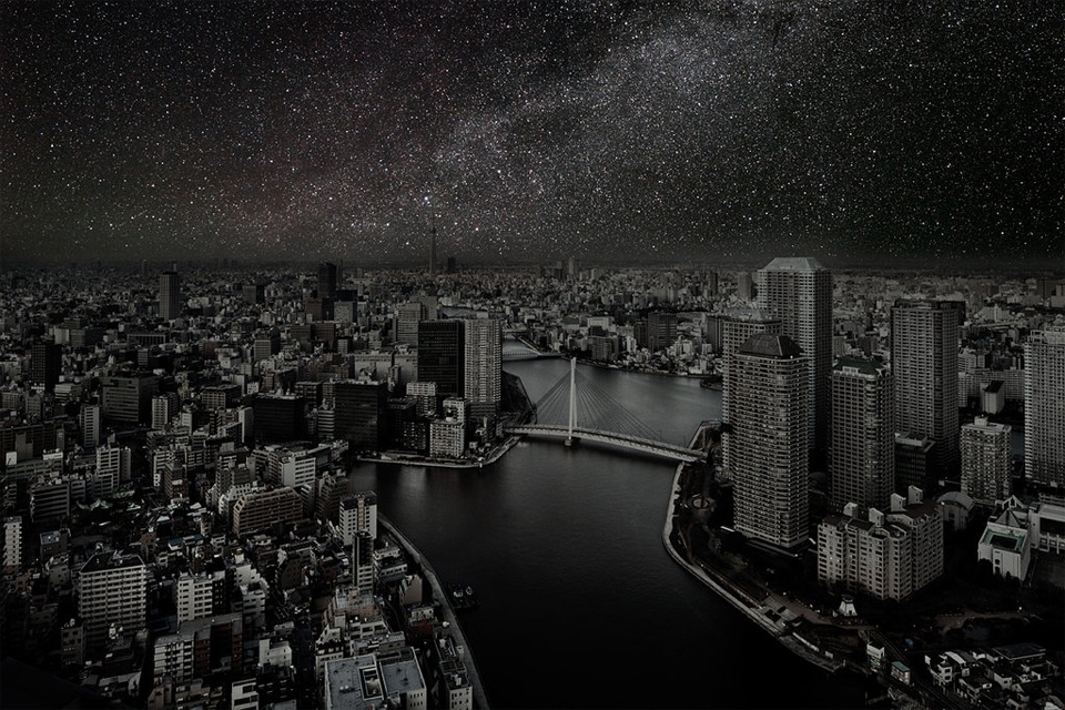  Как выглядят большие города с выключенным светом