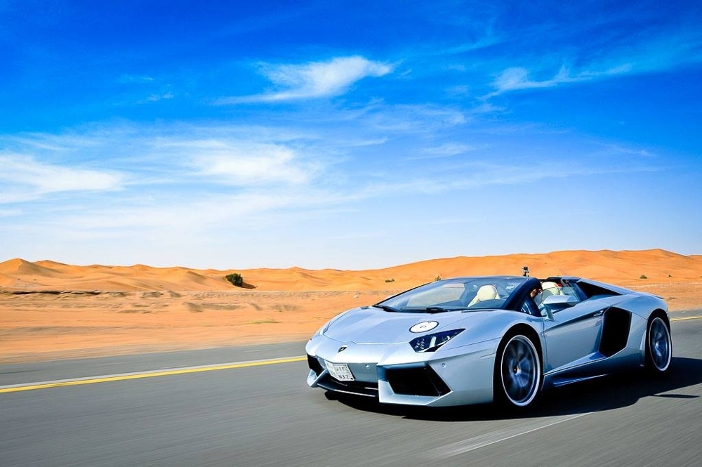 Встреча владельцев Lamborghini в Дубае
