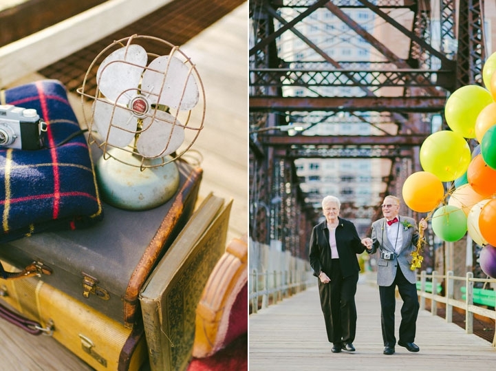 Фотографии пары в день их 61-ой годовщины со дня свадьбы 