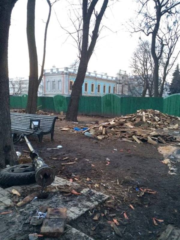 Последствия митинга в киевском парке