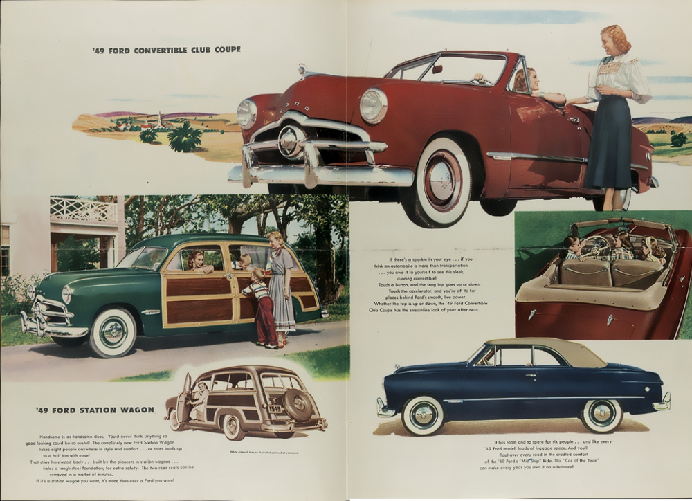 Рекламный буклет Ford 1949