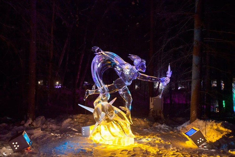 Международный чемпионат  по ледяным скульптурам