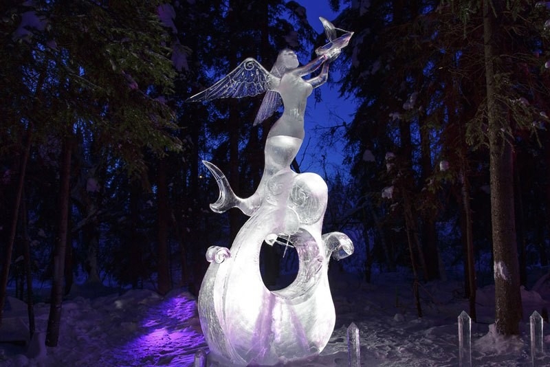 Международный чемпионат  по ледяным скульптурам