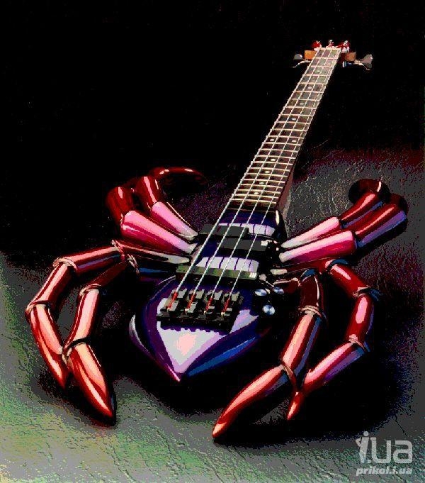 Необычный дизайн гитар