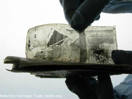 В Антарктиде обнаружены снимки, сделанные сто лет назад
