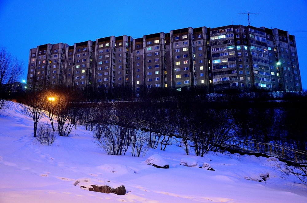 Мурманск в новом, 2014 году.