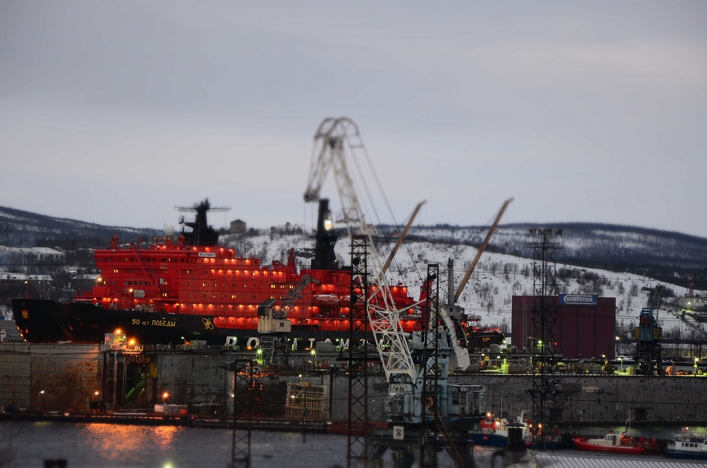 Мурманск в новом, 2014 году.