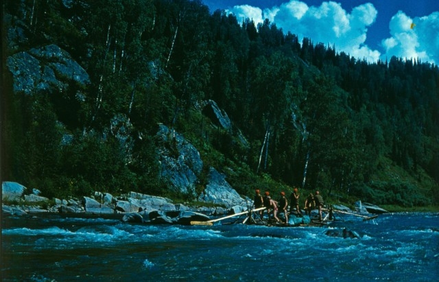 Сплав по реке Уба в 1982 году