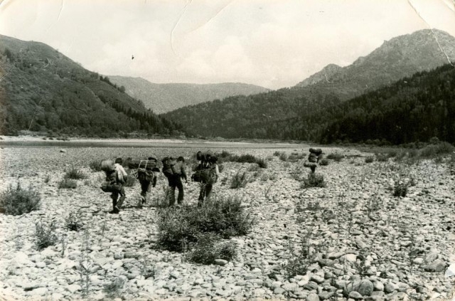 Сплав по реке Уба в 1982 году