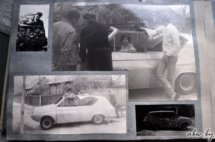 Минчанин и его самодельный автомобиль "Фантазия"