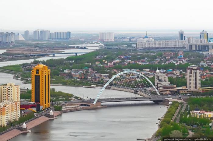 Казахстан: Астана с высоты