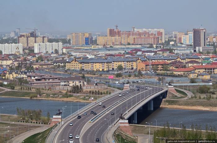 Казахстан: Астана с высоты