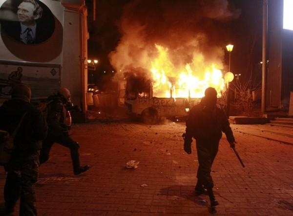 Уличные бои в Киеве