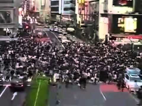 Пешеходный переход в Токио - Час-Пик 