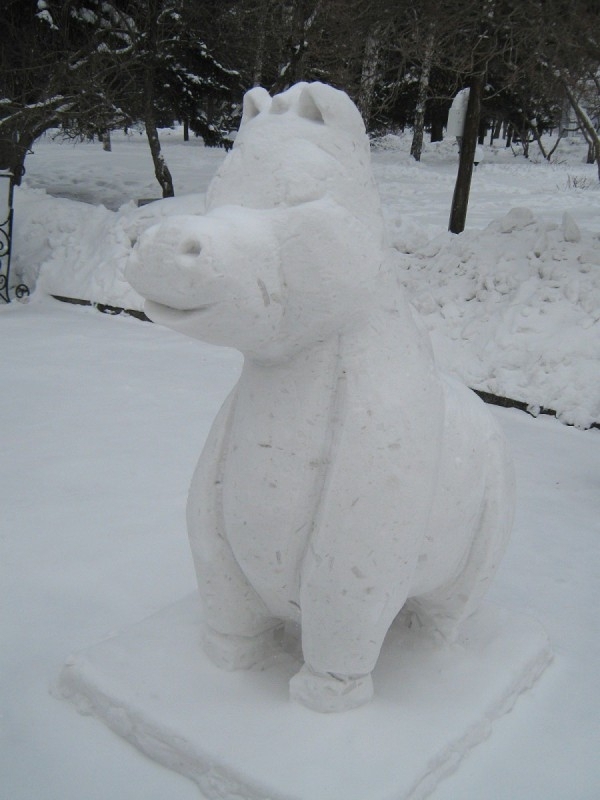 Сибирский фестиваль снежной скульптуры 2014