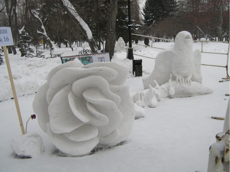 Сибирский фестиваль снежной скульптуры 2014