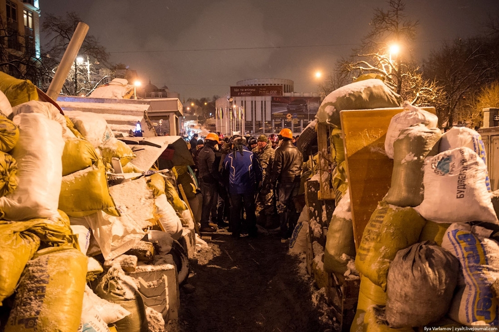 Уличные беспорядки в Киеве