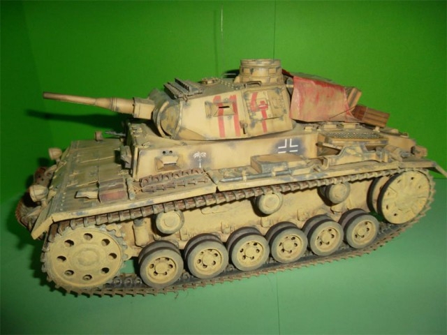 Модель из бумаги -  Pz.Kpfw.III Ausf.G