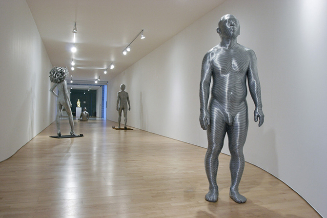 Скульптуры из алюминиевой проволоки Сон Мо Парка