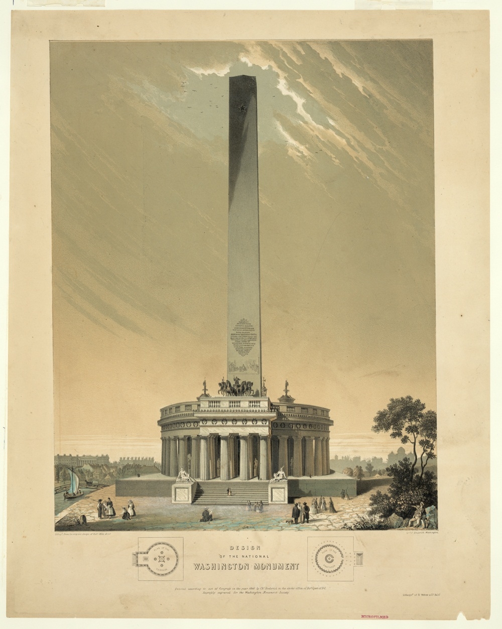 Как строили Монумент Вашингтону