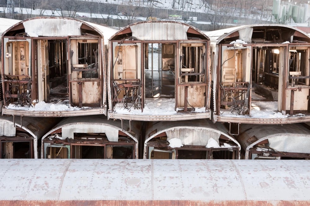 Как утилизируют старые вагоны метро в Нью-Йорке