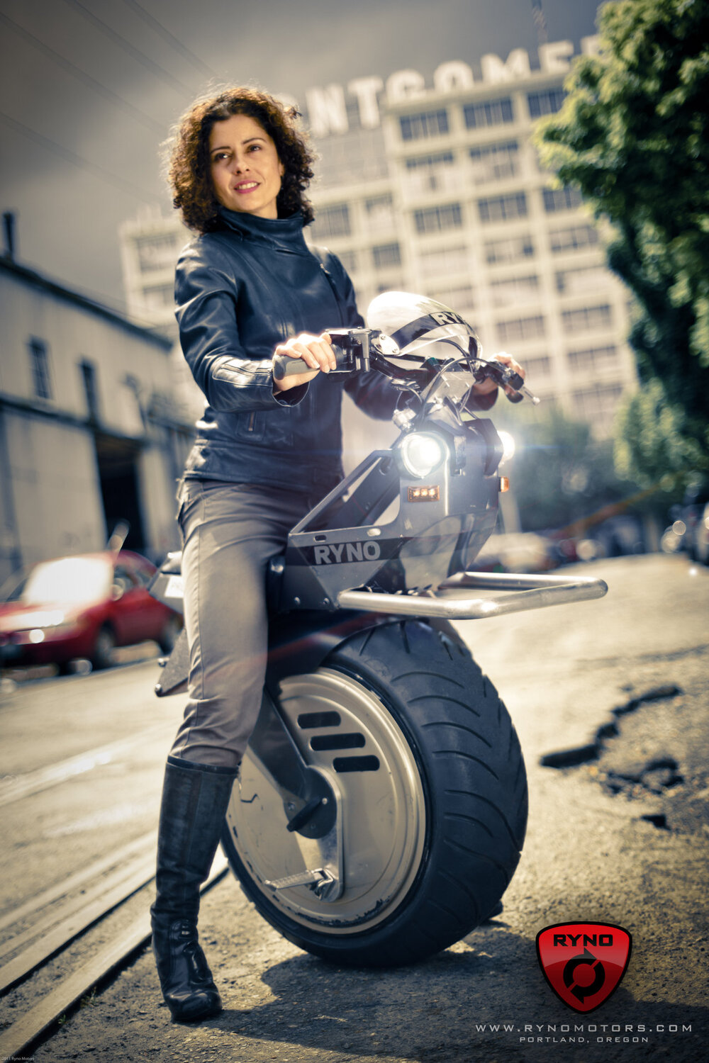 Электрический одноколесный мотоцикл от Ryno Motors