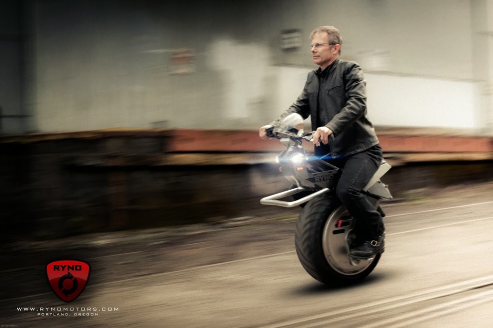 Электрический одноколесный мотоцикл от Ryno Motors
