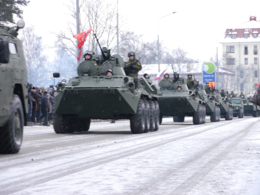 Парад военной техники на 70-летие снятия блокады (27 января 2014 года)