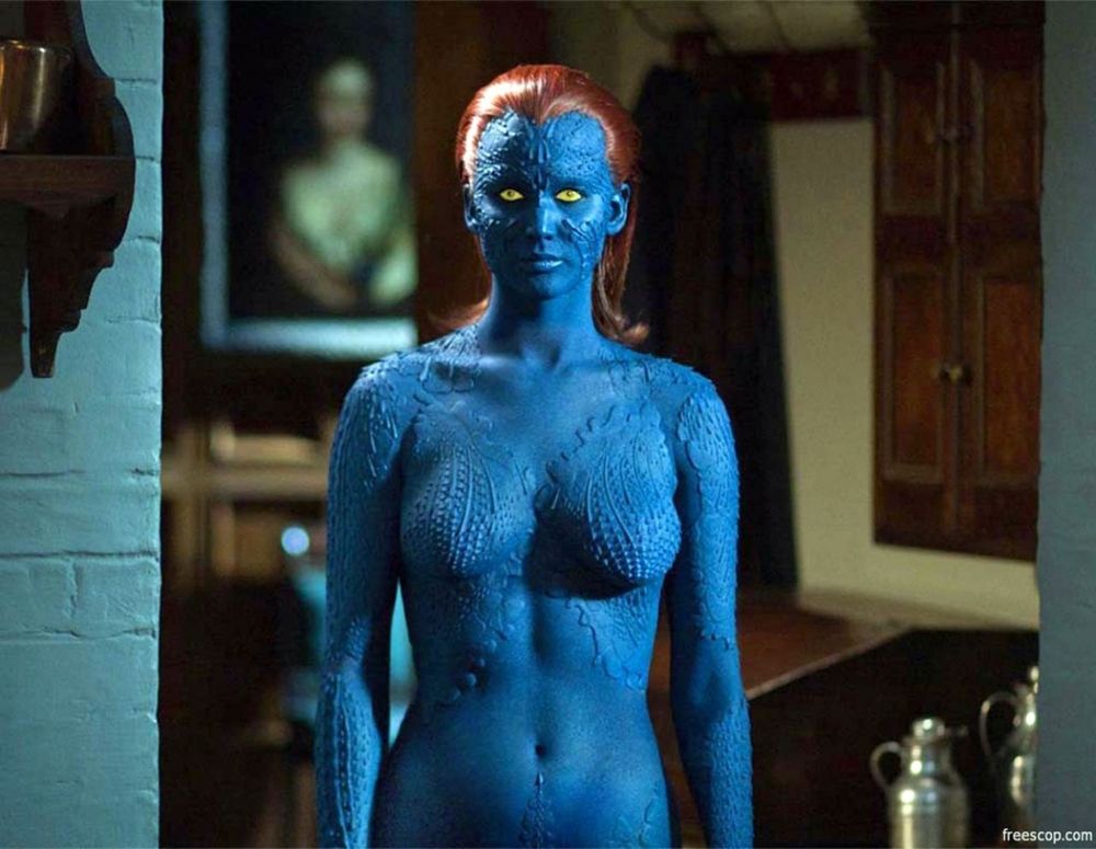Дженнифер Лоуренс на съемках новой части Люди Икс