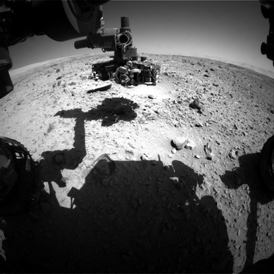  Curiosity заснял, как НЛО взлетает с Марса.