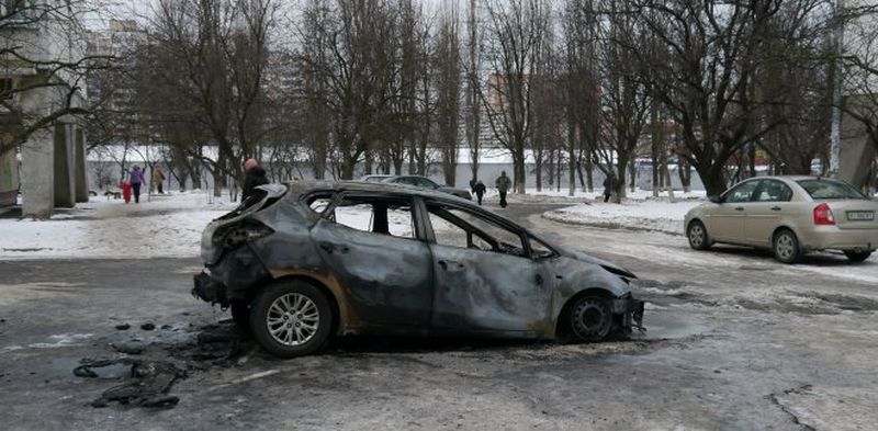 За одну ночь в Киеве сожгли 23 машины