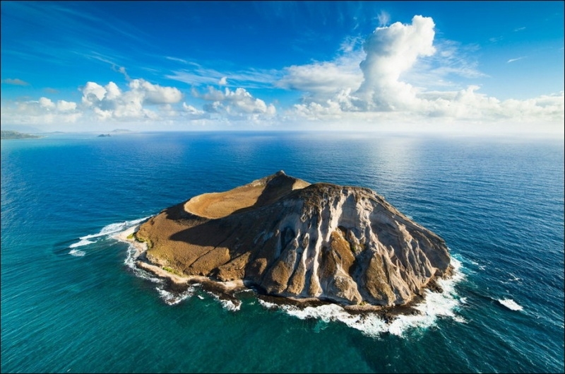 Гавайские острова с высоты птичьего полёта