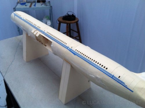 Бумажная модель Боинга 777-300ER в масштабе 1:60 