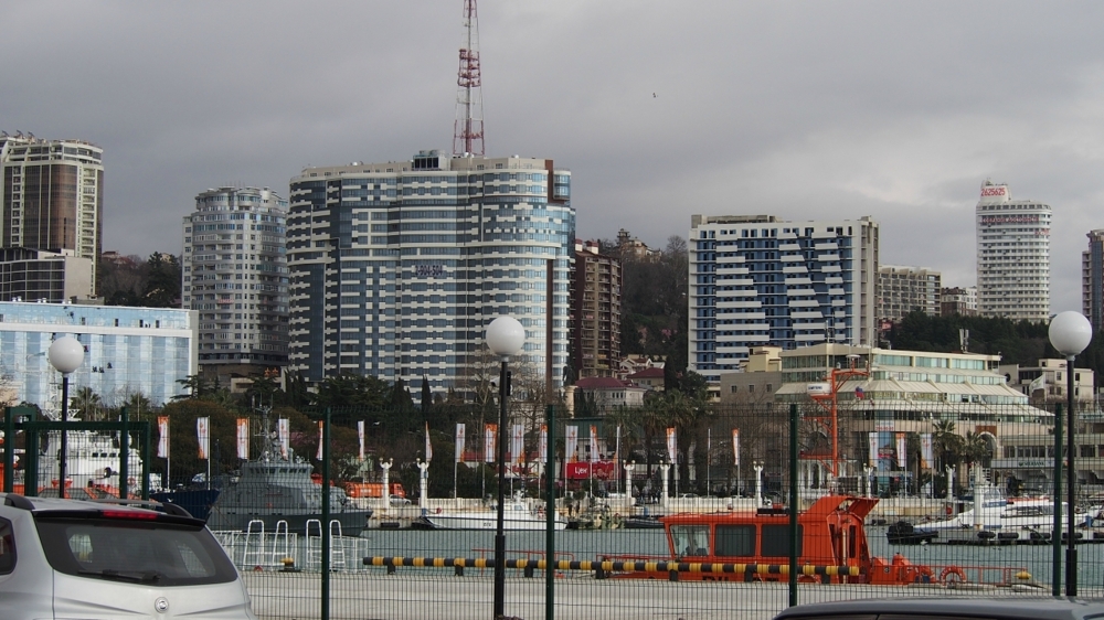 Круизные лайнеры в Сочи.6 дней до Олимпиады