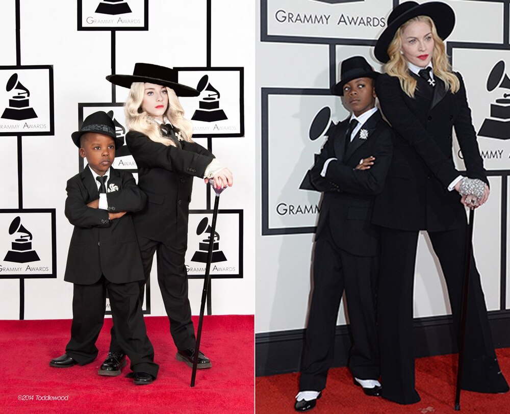 Мини знаменитости на Grammy's 2014