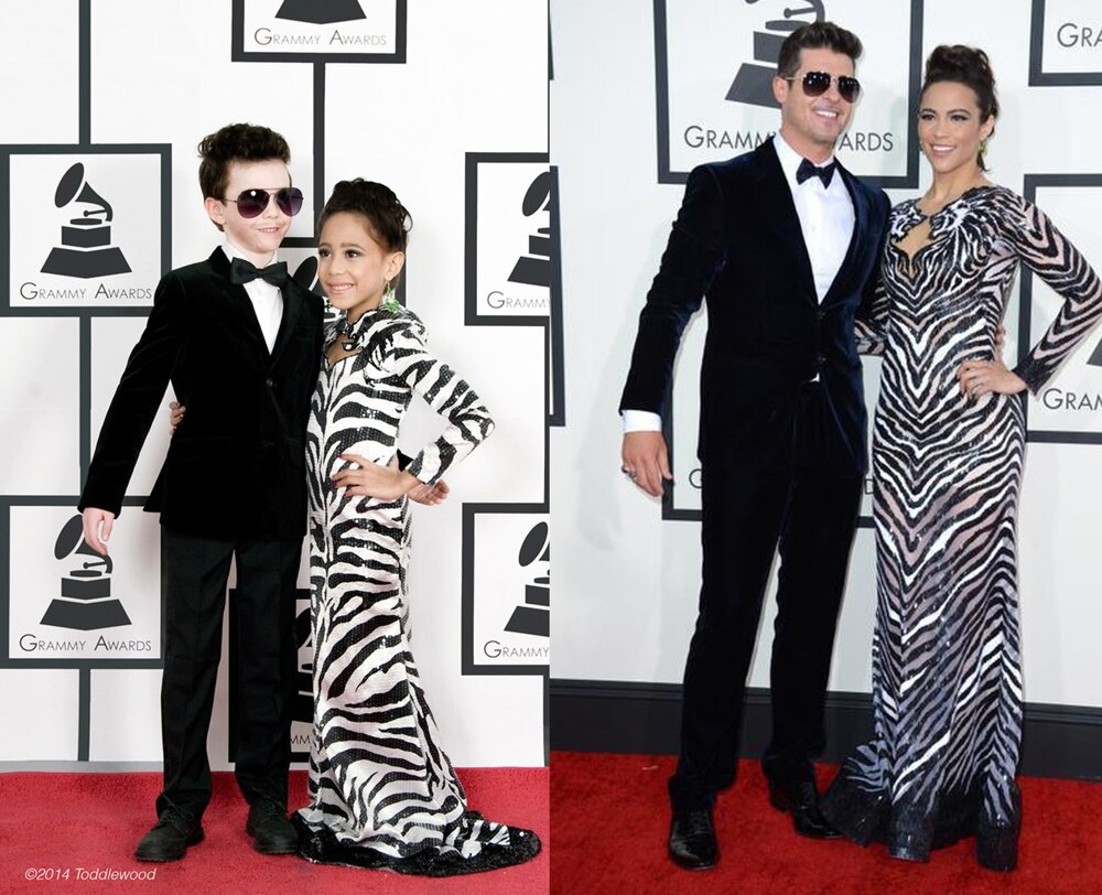 Мини знаменитости на Grammy's 2014