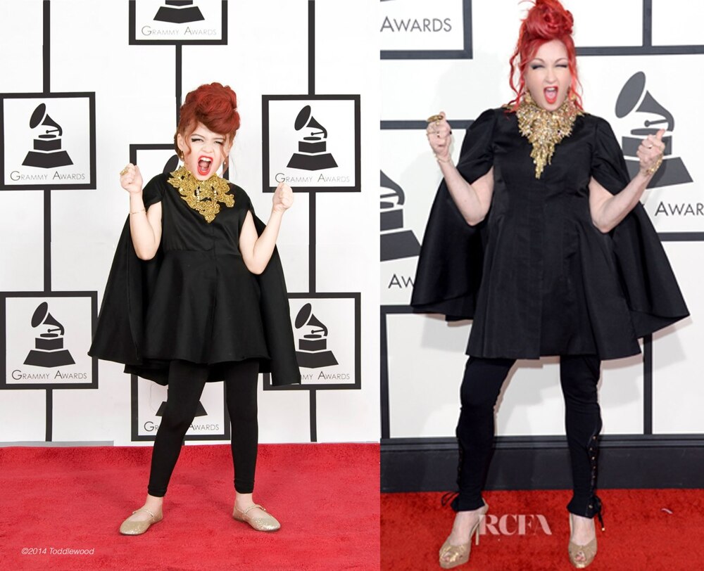 Мини знаменитости на Grammy's 2014