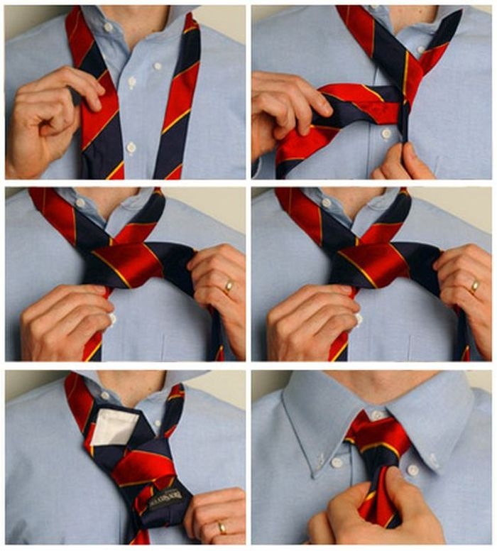 10 оригинальных способов завязать галстук