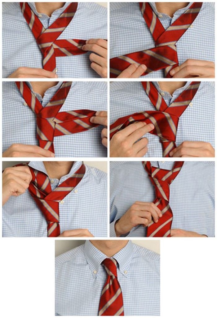 10 оригинальных способов завязать галстук
