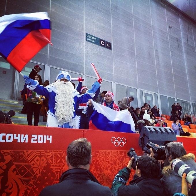 Самые яркие болельщики сборной России на Олимпиаде в Сочи