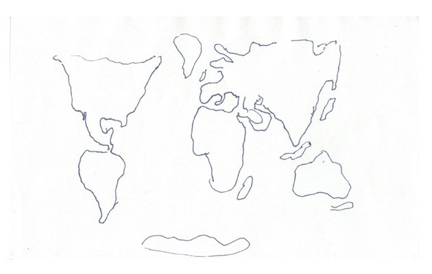  Карта мира по памяти