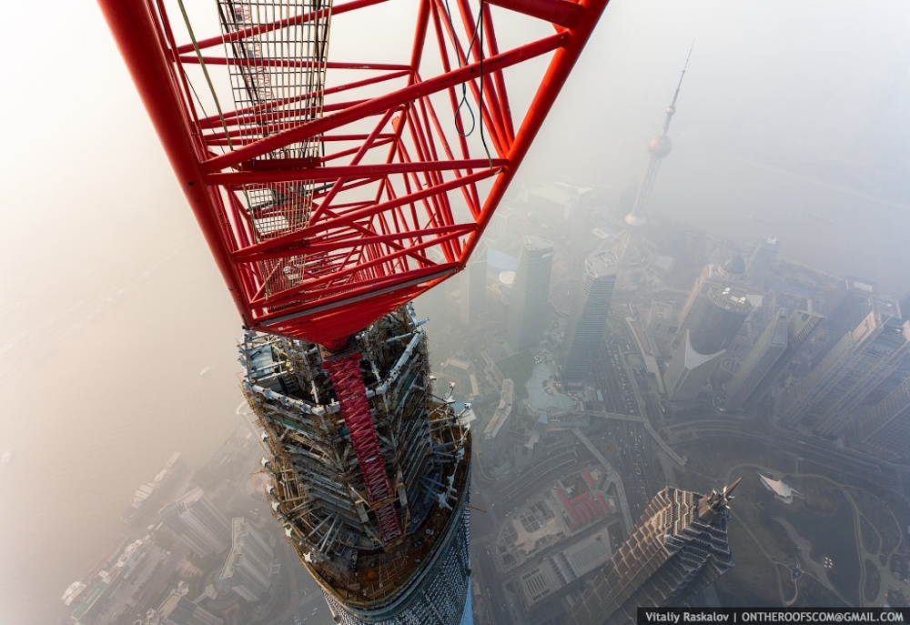 Покорение 650-метровой Шанхайской башни