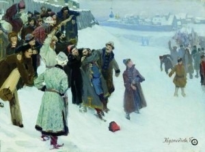 Семь зимних забав на Руси