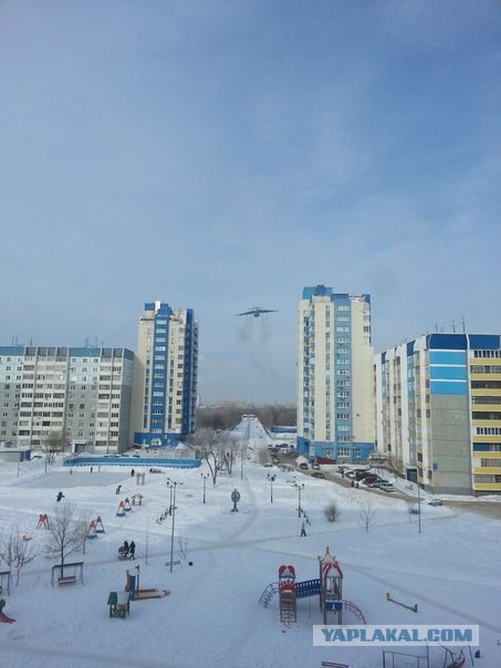 Странный полёт ИЛ-76 над Оренбургом