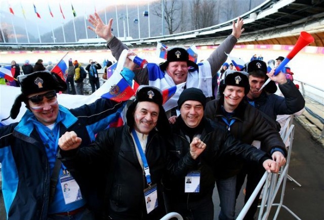 Болельщики на Олимпиаде в Сочи