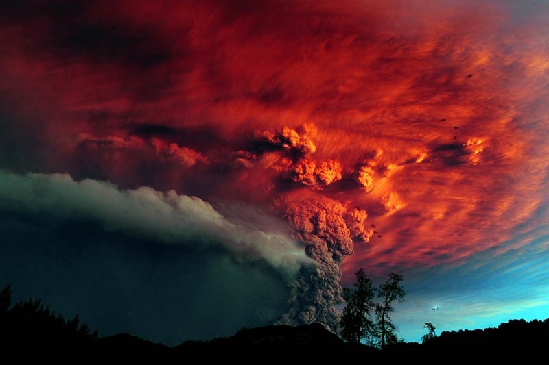 Завораживающие фотографии извержения вулканов
