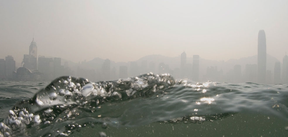 Гонконг из-под воды в фотографиях Андреас Мюллера